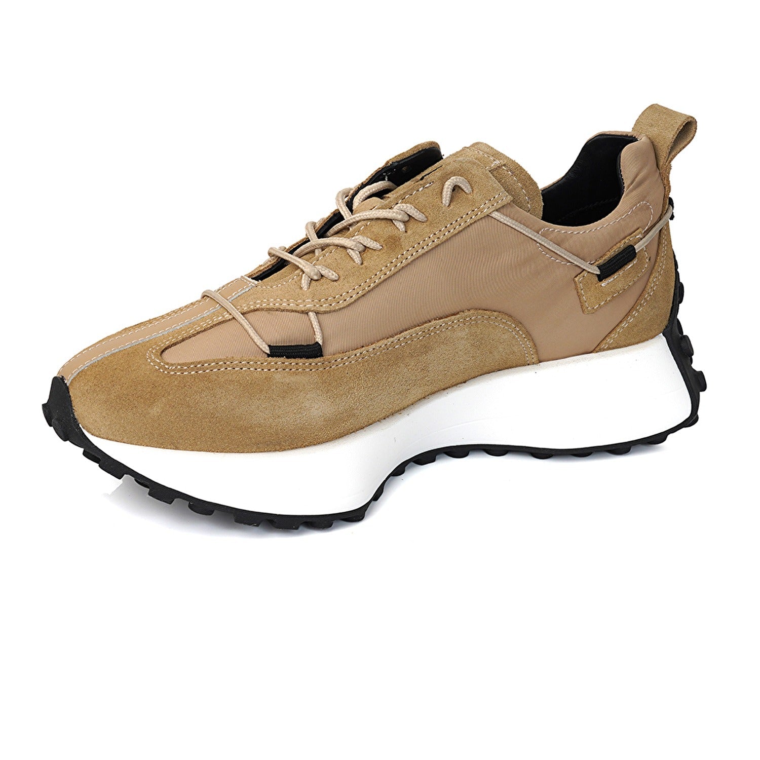 High Heel Sneakers-15821 Beige