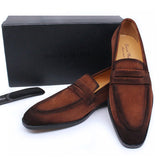 Genuine Leather Loafer Shoe For Men