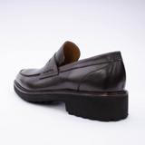 Dino Draghi loafer. Artisanal Dress Shoes. Handmade And Handcrafted In Italy. Italian design Italian made leather shoes.