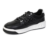 Casual Men's Black Genuine Leather Shoes