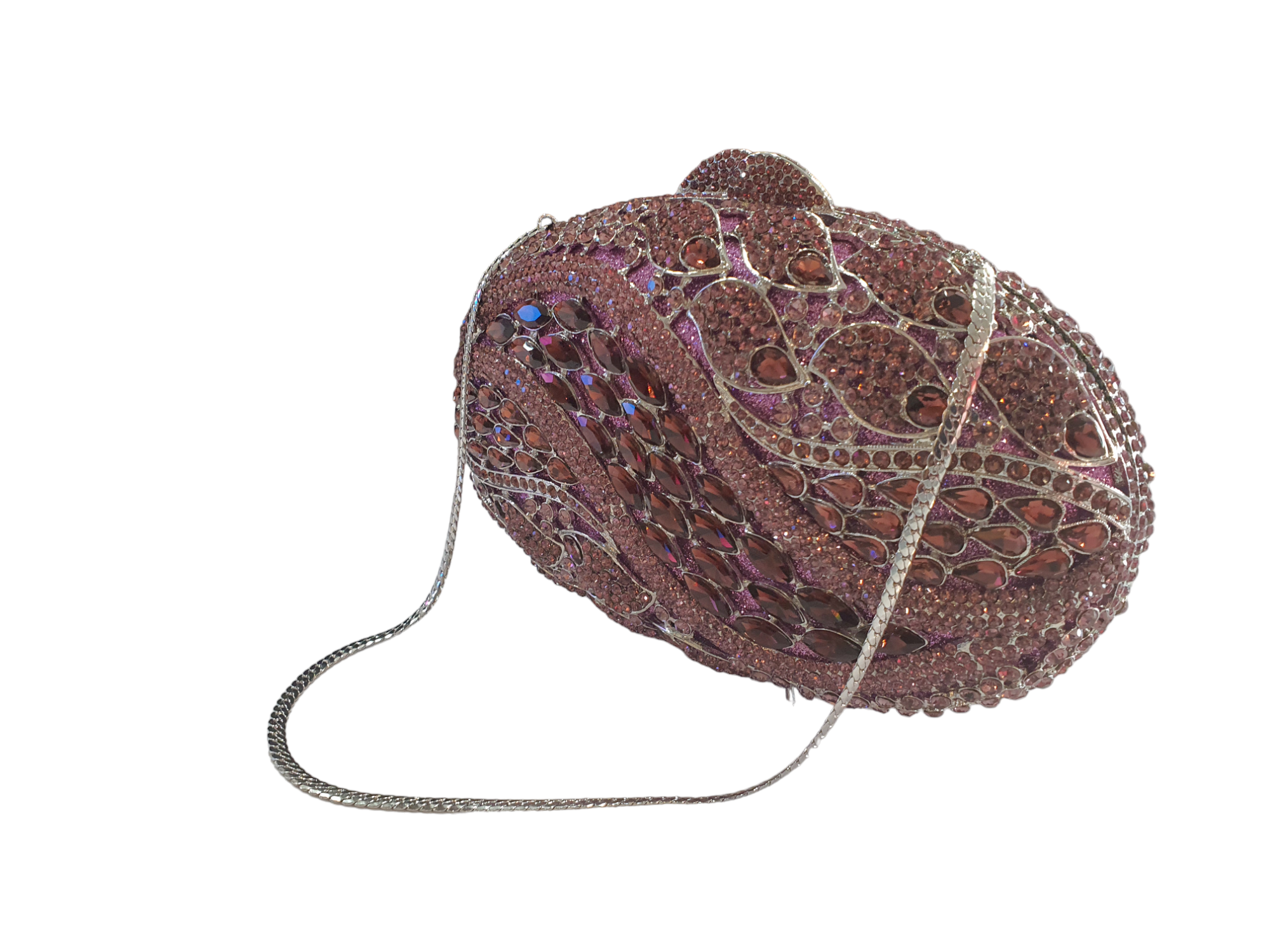 GLITTERATI GALA PURSE-PURPLE