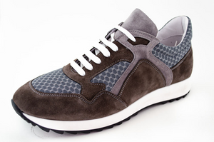 REAL PREMIUM LEATHER ITALIAN FASHION SNEAKERS- MADE IN ITALY.