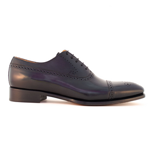 0940 Oxford Artisanal Leather Dress Shoes. Handmade. Handcrafted In Italy