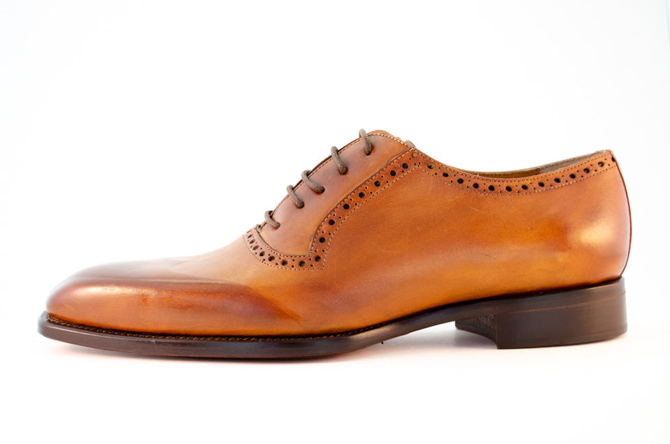 0936 Oxford Artisanal Leather Dress Shoes. Handmade. Handcrafted In Italy