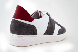 REAL PREMIUM LEATHER ITALIAN FASHION SNEAKERS- MADE IN ITALY.