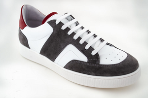 REAL PREMIUM LEATHER ITALIAN FASHION SNEAKERS- MADE IN ITALY.
