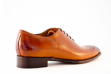 0906 Oxford Artisanal Leather Dress Shoes. Handmade And Handcrafted In Italy