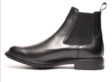 100% Made in Italy beautiful quality black boots genuine leather shoes walking style shoes for men