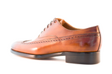 0887 Oxford Artisanal Leather Dress Shoes. Handmade. Handcrafted In Italy