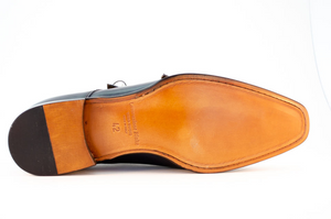 0906 Oxford Artisanal Leather Dress Shoes. Handmade And Handcrafted In Italy