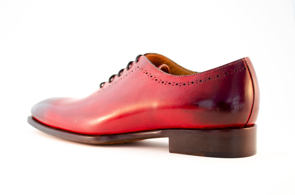 0913 Oxford Artisanal Leather Dress Shoes. Handmade And Handcrafted In Italy