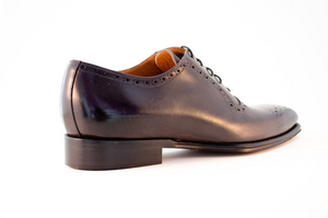 0932 Oxford Artisanal Leather Dress Shoes. Handmade. Handcrafted In Italy