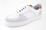 REAL PREMIUM GUM LEATHER ITALIAN FASHION SNEAKER - MADE IN ITALY.