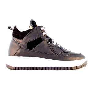 REAL PREMIUM LEATHER ITALIAN FASHION SNEAKER- MADE IN ITALY