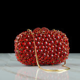 GLITZ GLAMOUR RED CLUTCH