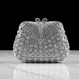 PLATINUM BUTTERFLY PARTY CLUTCH