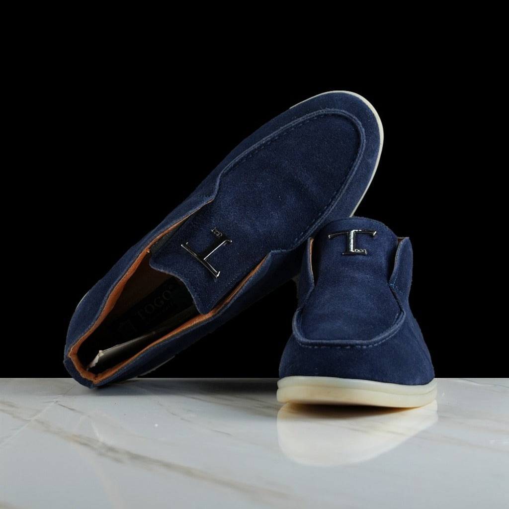 TOGO NAPA FASHION SHOE- DARK BLUE