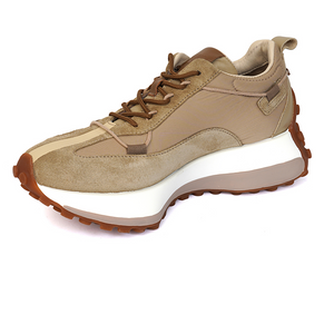 RoyalStep Top Leather Sneakers Beige