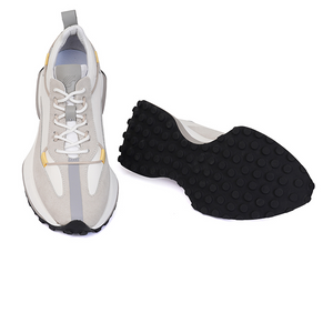 RoyalStep Top Leatherl Sneakers Bone