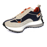 RoyalStep Top Leather Sneaker- Bone-Navy