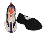 RoyalStep Top Leather Sneaker- Bone-Navy