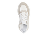 Stylish High Heeled Sneaker Bone