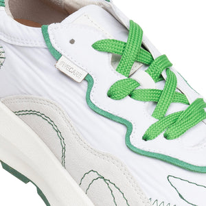 ClassicStride Genuine Leather Sports Sneakers 3Y1SA20040 White Green