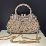 Luxury Bridal Stones Bags Party Clutch Bag