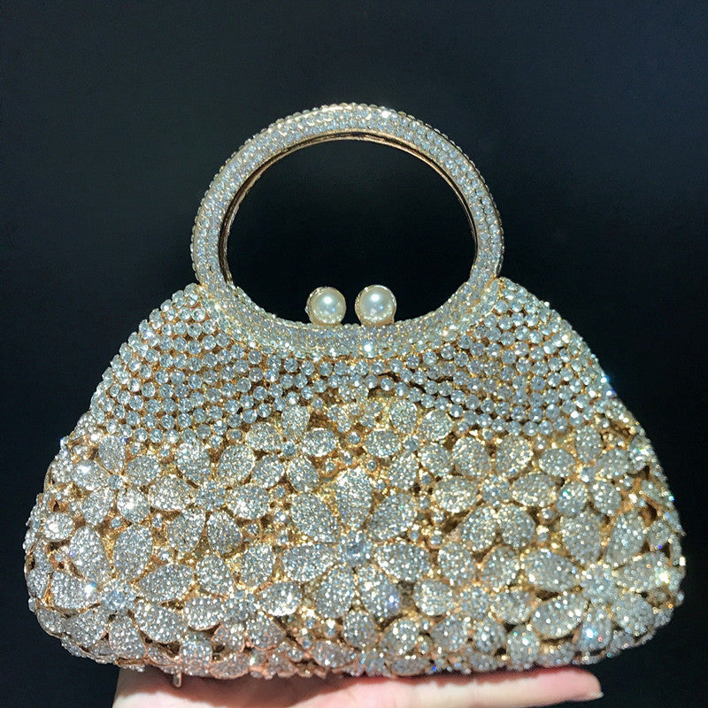 Luxury Bridal Stones Bags Party Clutch Bag