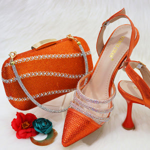 Elegance Italian Design Shoe and Bag Set