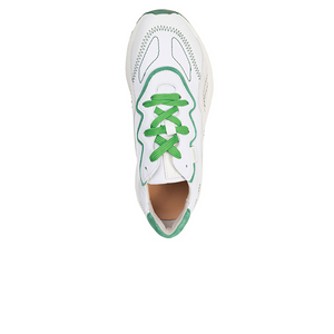 ClassicStride Genuine Leather Sports Sneakers 3Y1SA20040 White Green