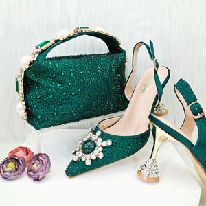 Elegant Exquisite High Heel and Clutch Bag set
