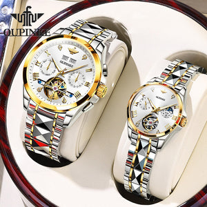 Moon Phase Bracelet Couple Wristwatch