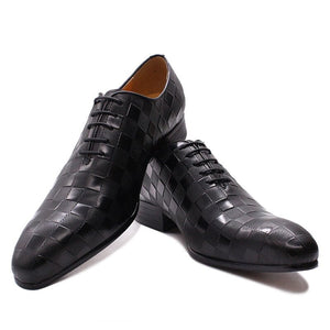 Luxury Italian Oxford Mens Dress Shoes
