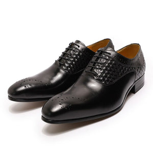 Luxury Brand Formal Men Oxford Brogue Shoes