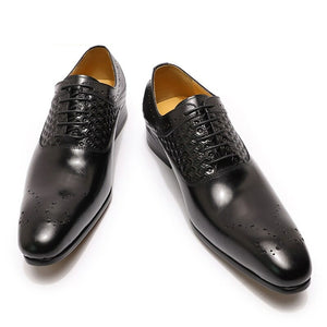 Luxury Brand Formal Men Oxford Brogue Shoes