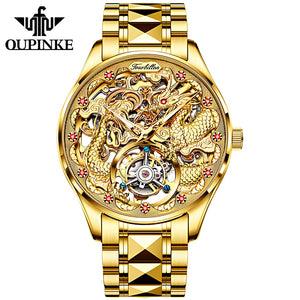 OUPINKE Top Brand Luxury Men Mechanical Watches