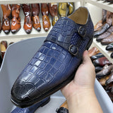 Mens Cow Leather Pointed Toe Shoes