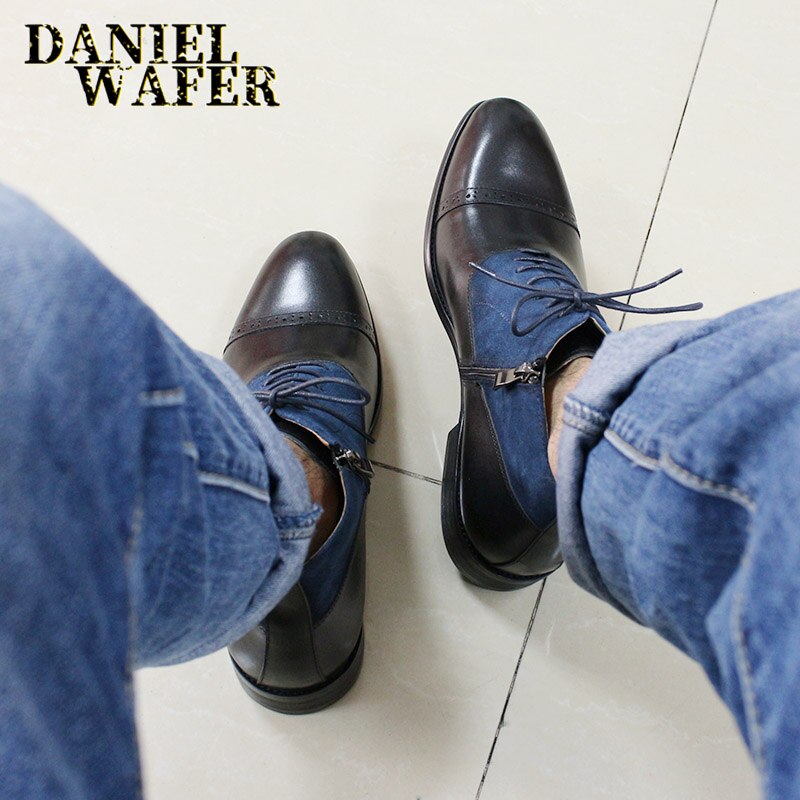 Handmade Genuine Leather Mens Ankle Boots