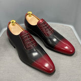 Luxury Brand Men Genuine Cow Leather Oxford Shoes