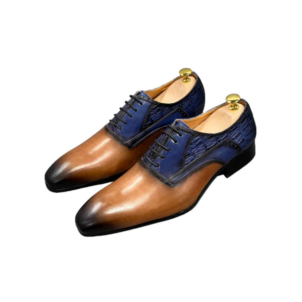 Mens Formal Shoes Genuine Cow Leather Oxford Shoes