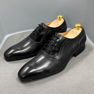Handmade Oxford Dress Shoes Men