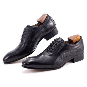Luxury Men's Genuine Leather Oxford Handmade Formal Office Shoes