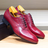 Luxury Men's Genuine Leather Oxford Handmade Formal Office Shoes