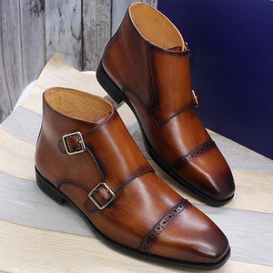 Men's Ankle Fashion Boots Genuine Leather