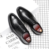 Luxury Business Oxford Leather Shoes Men B