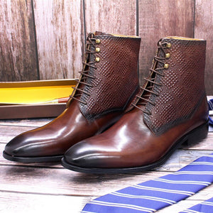 Street Formal Ankle Boots for Men