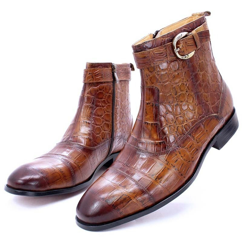 Luxury Ankle Boots Mens Dress Shoes