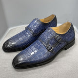Mens Cow Leather Pointed Toe Shoes