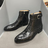 Luxury Ankle Boots Mens Dress Shoes